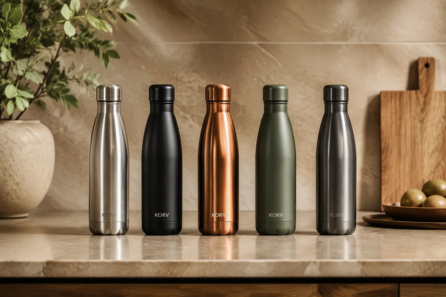 Sustainable stainless steel insulated water bottle craft